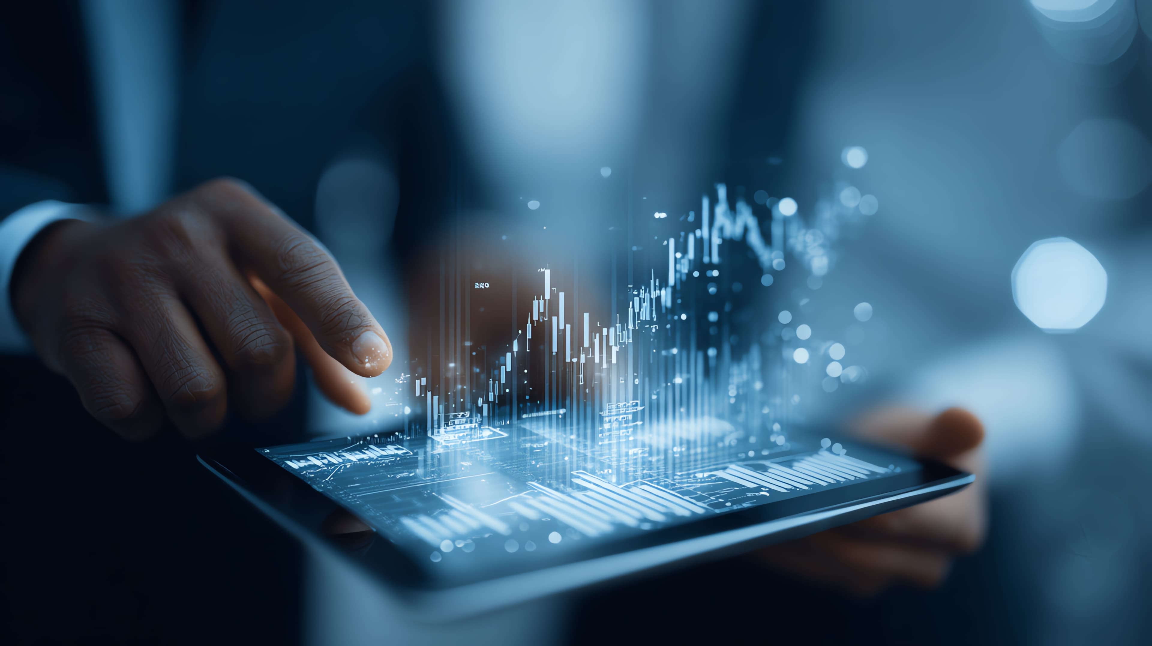 Financial dashboard visualizing claims and cash flow performance.
